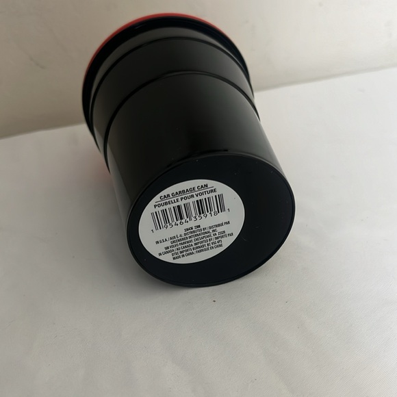 New Plastic Car Cup holder Garbage Can. Portable Trash Can for car, Office (Red) - Picture 4 of 11